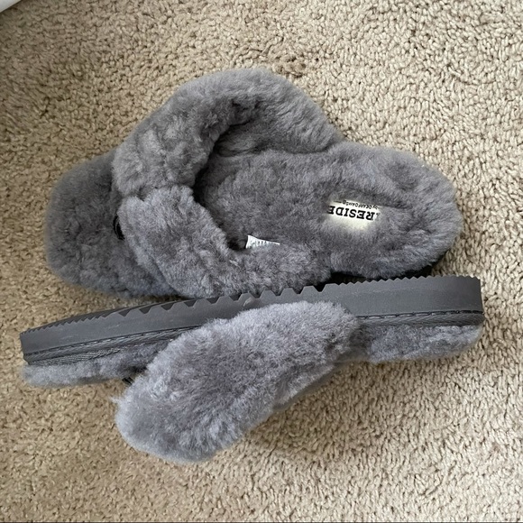 Fireside by Dearfoams Auburn Genuine Shearling Slipper-SZ 9 - Picture 8 of 16